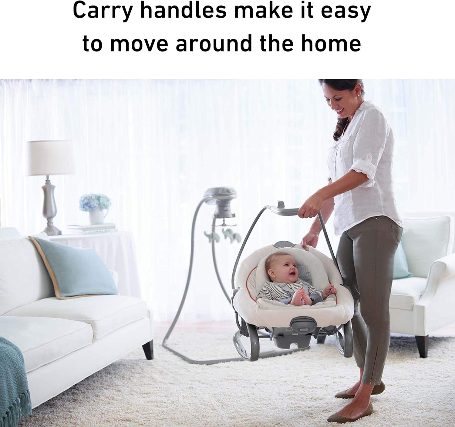 DuetSoothe Swing and Rocker – Sapphire