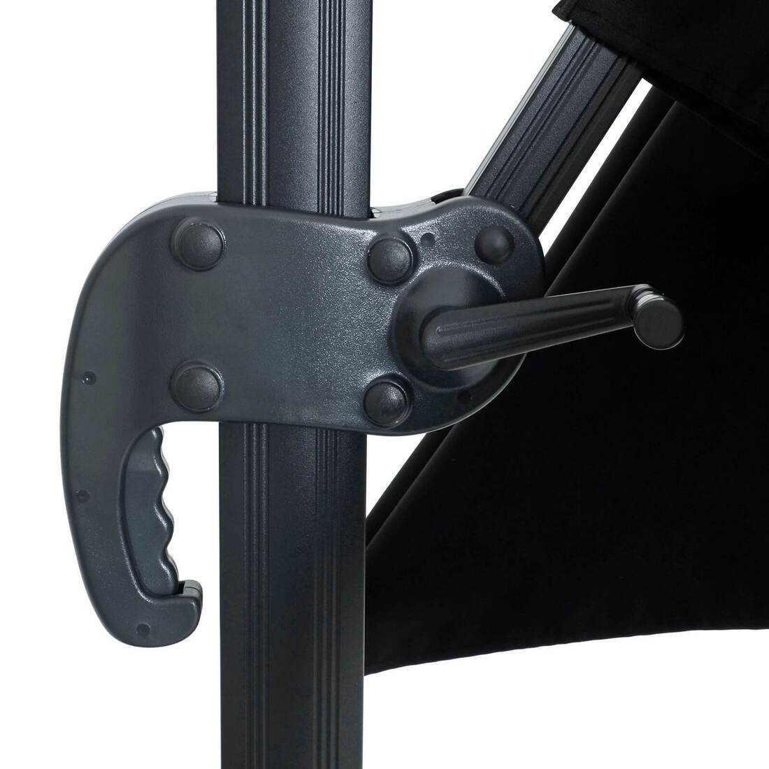 3 x 4m Roma Rectangle Parasol Large Cantilever Garden Shade