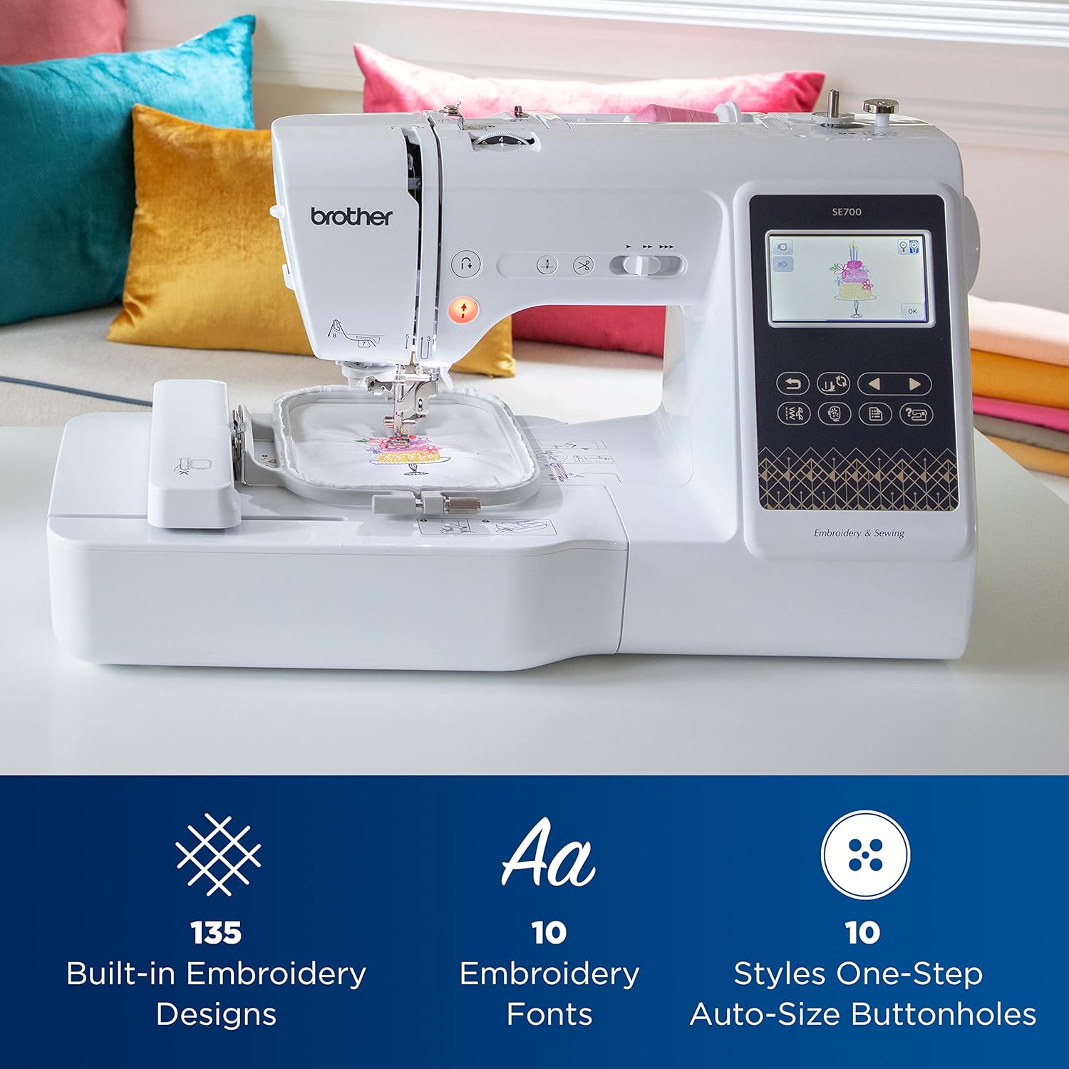 Se700 Sewing and Embroidery Machine - 135 Designs