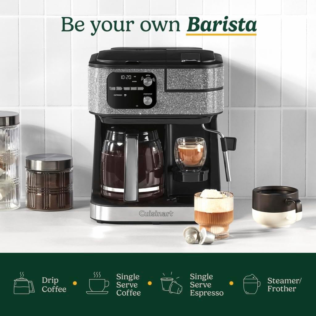 Coffeemaker 4-In-1 Coffee Center Barista Machine