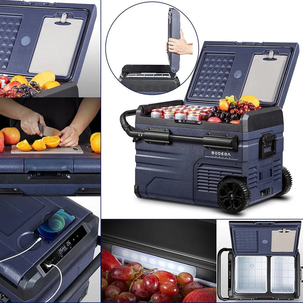 2026 12 Volt 37 Qt. Portable Car Refrigerator, Car Freezer for Outdoor, Camping, Travel, RV,APP Control