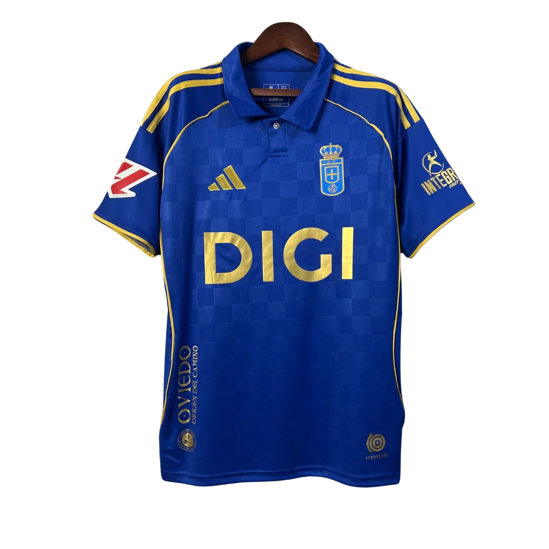 Real Oviedo 2025/26 (Home) w/ La Liga badge
