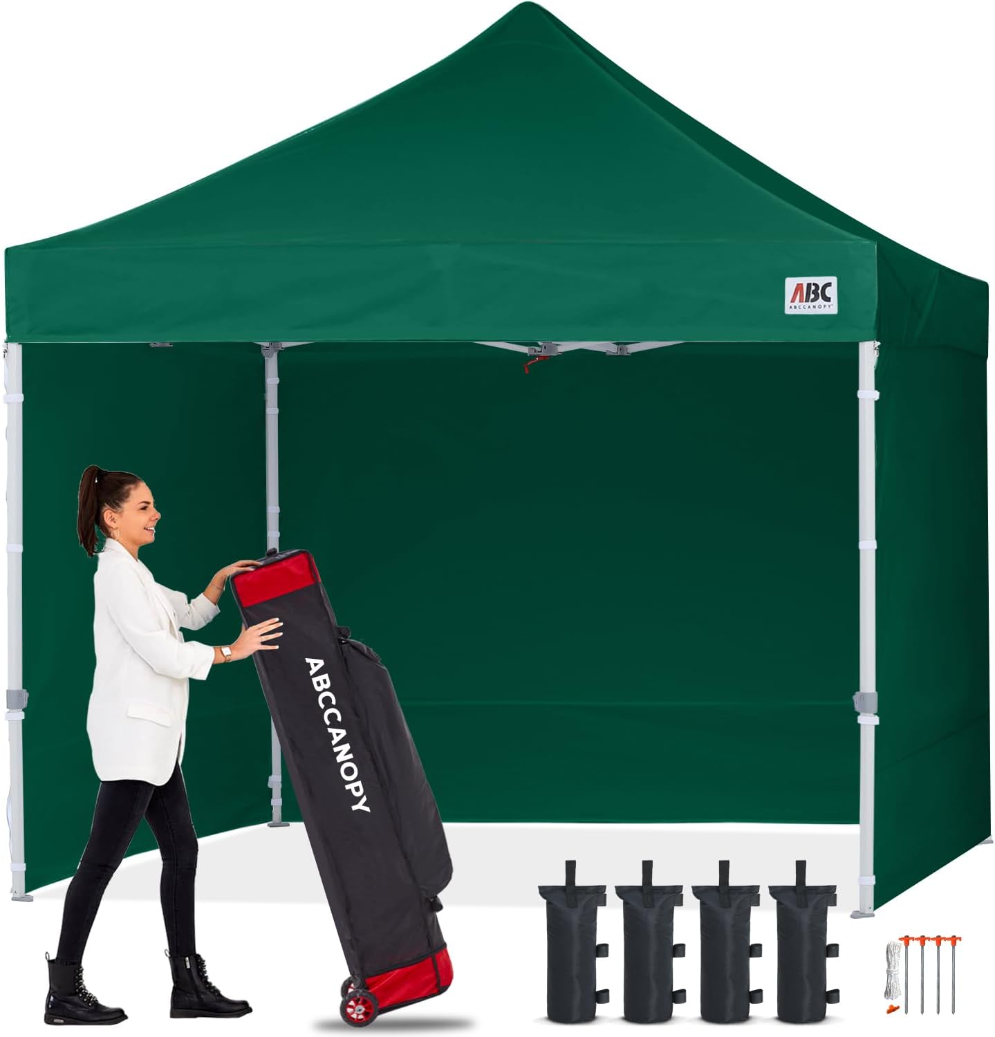 Easy Pop Up Canopy Tent 10×10 with Sidewalls