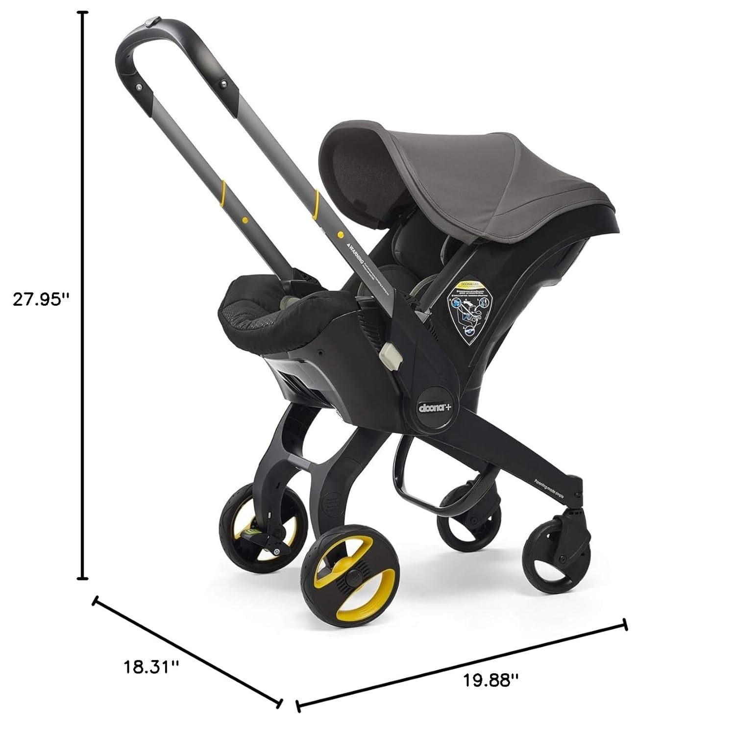 Car Seat & Stroller Nitro Black – Travel System