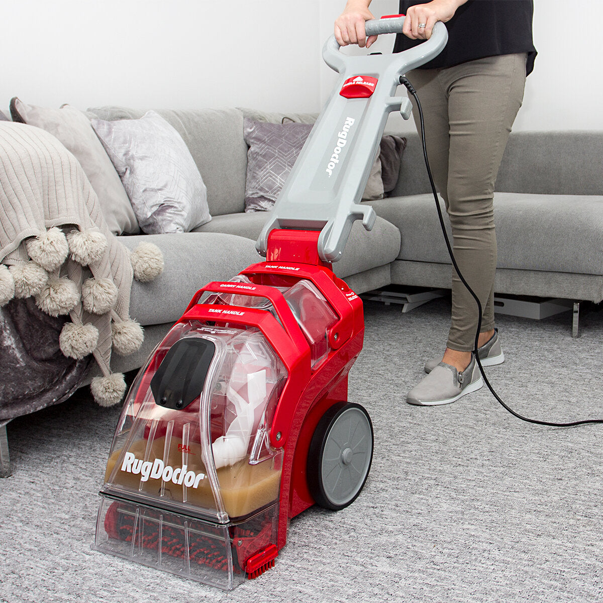 2026 Rug Doctor Deep Carpet Cleaner with 2 x 1L Carpet Detergent