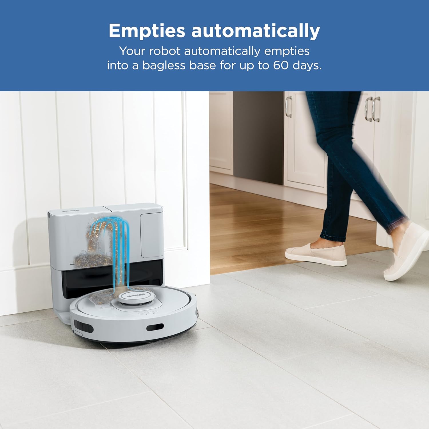 Iq Robot Vacuum – Bagless Self-Empty, Multi-Surface