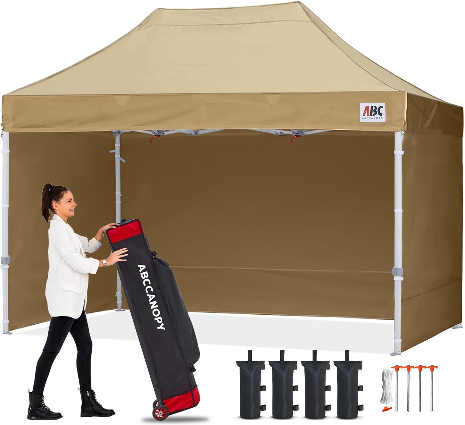 Easy Pop Up Canopy Tent 10×10 with Sidewalls