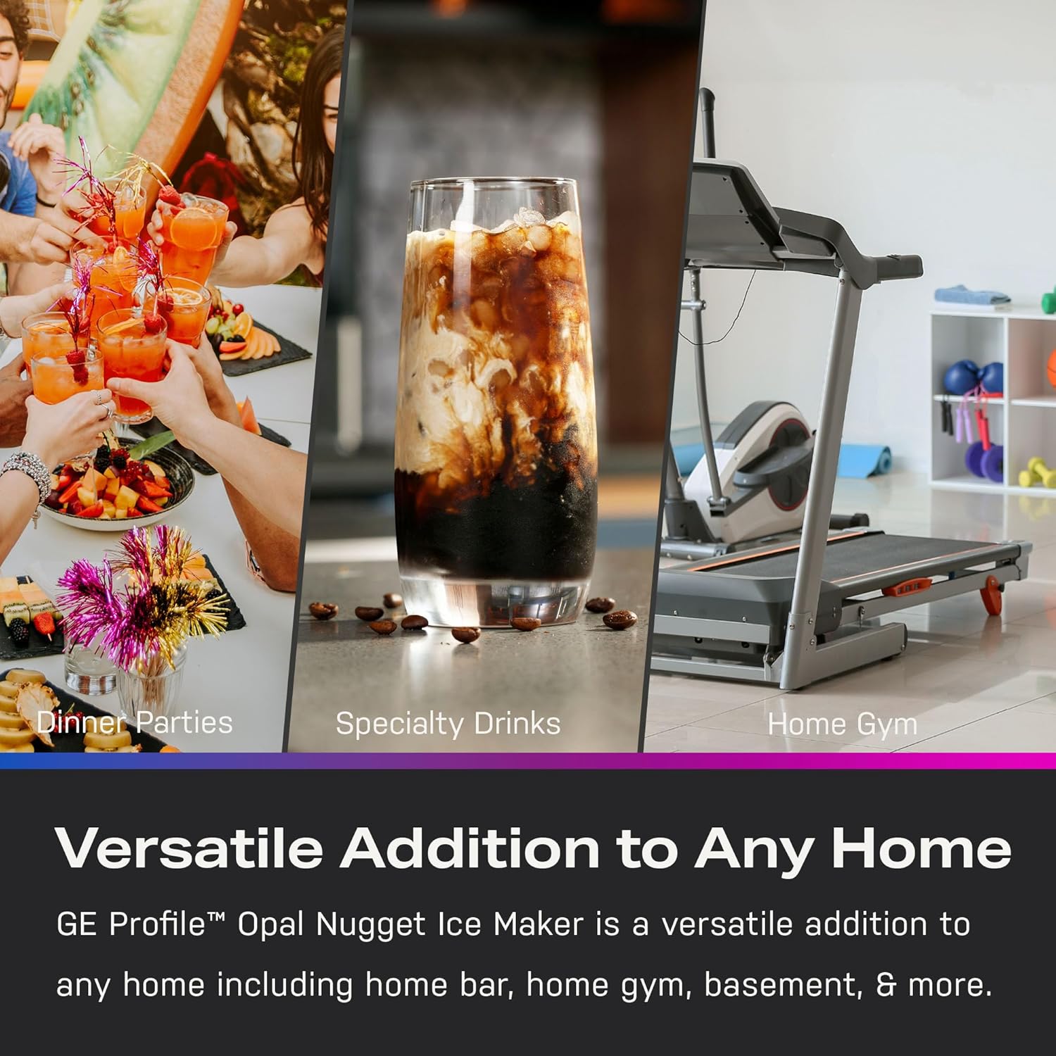 2026 GE Profile Opal 2.0 with 0.75 Gallon Tank, Chewable Crunchable Countertop Nugget Ice Maker, Scoop included, 38 lbs in 24 hours, Pellet Ice Machine with WiFi & Smart Connected, Stainless Steel