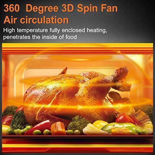 2026 10-in-1 Air Fryer Oven, 20 Quart Airfryer Toaster Oven Combo, 1800W Large Air Fryers, Convection Toaster Oven with Rotisserie Dehydrator, ETL Certified
