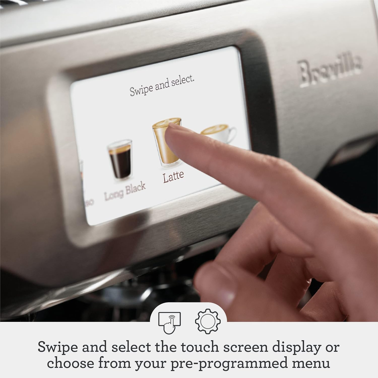 Barista Touch Espresso Machine BES880BSS – Steel