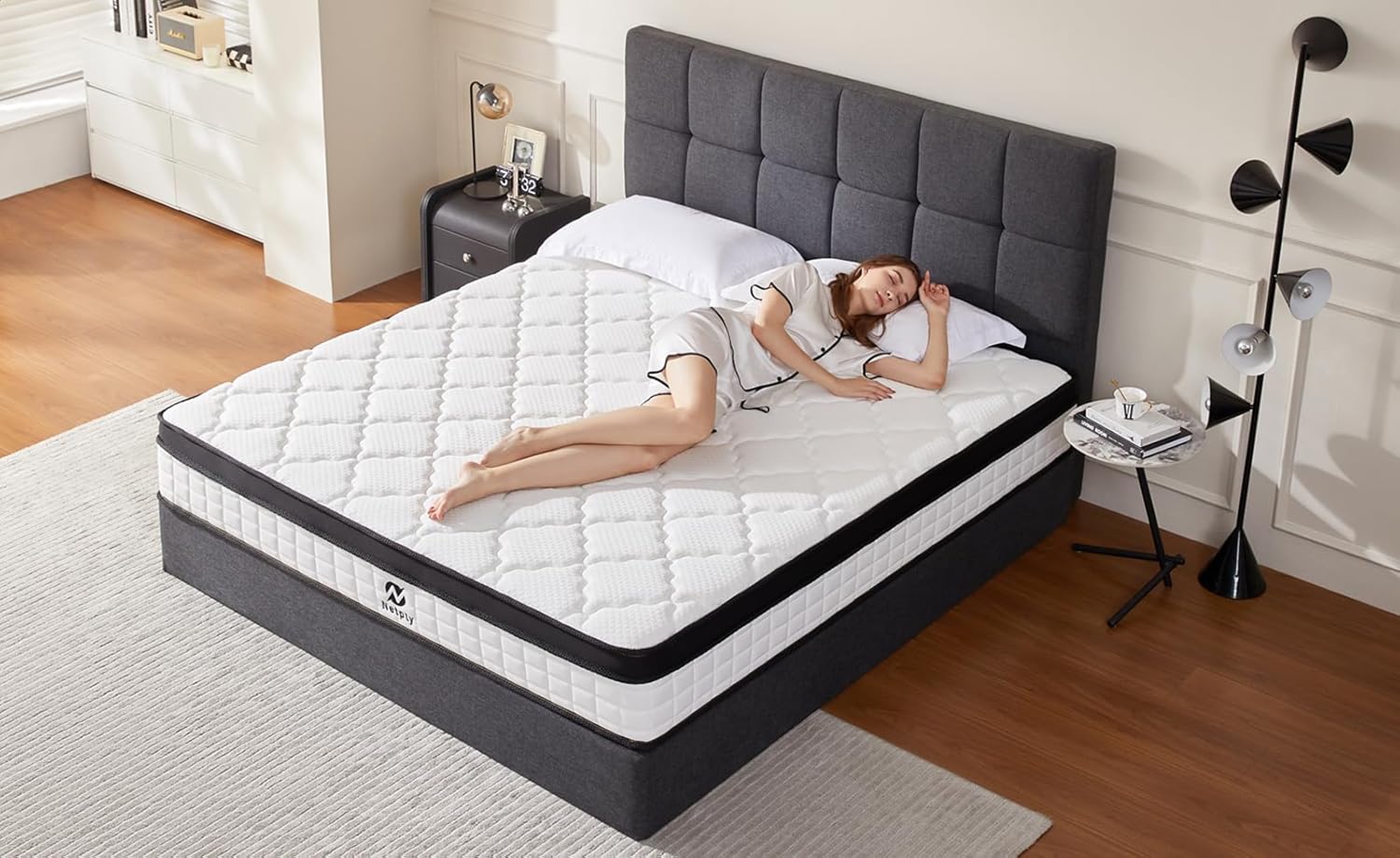 King Size Hybrid Memory Foam Mattress – 12 Inch