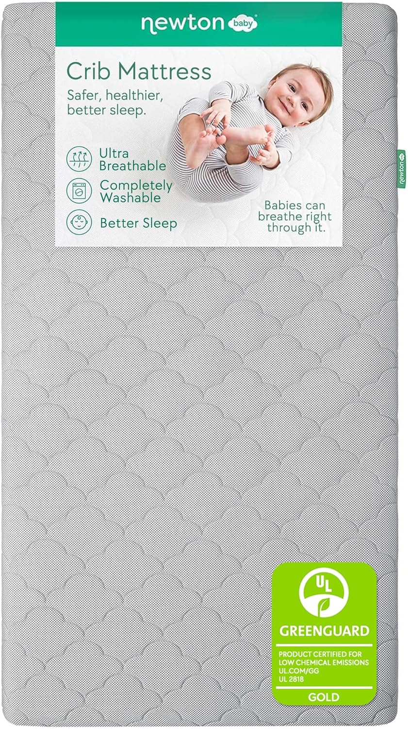 Crib Mattress & Toddler Bed – Waterproof & Breathable