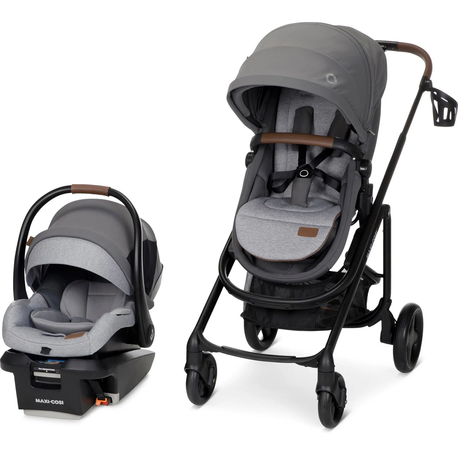 2026 Tayla Max 5-in-1 Modular Travel System – Versatile Stroller & Mico Luxe+ Infant Car Seat Combo
