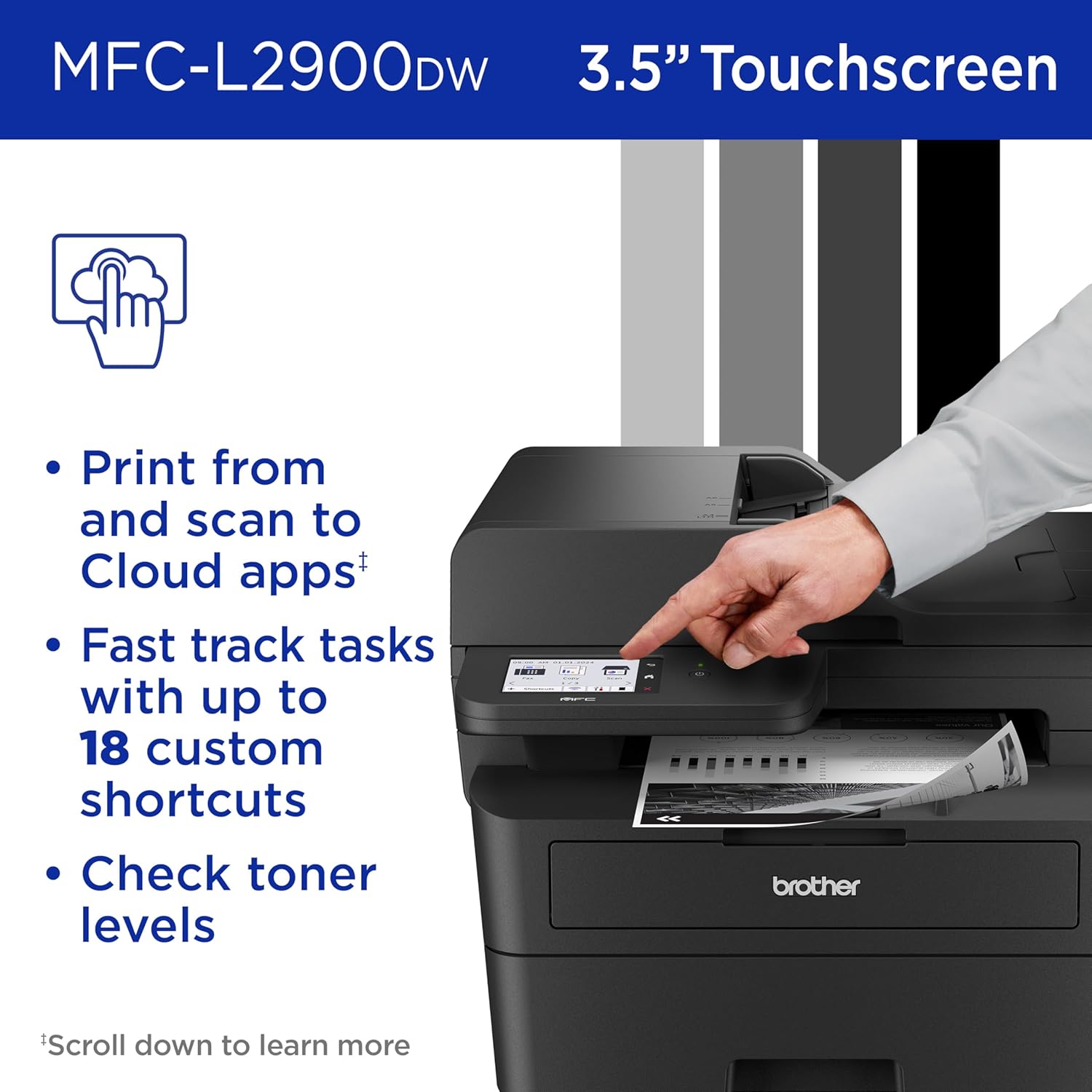 Laser Printer with Scanner & Wireless