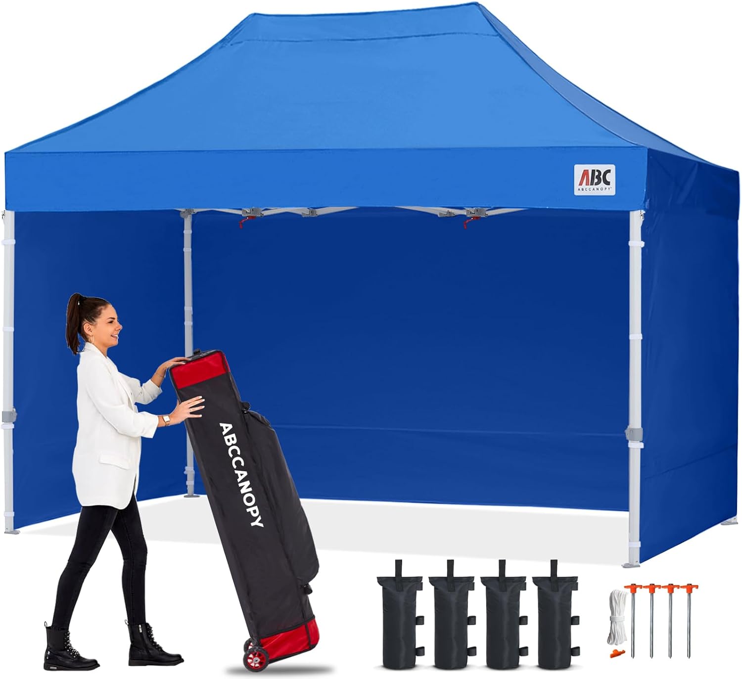 Easy Pop Up Canopy Tent 10×10 with Sidewalls
