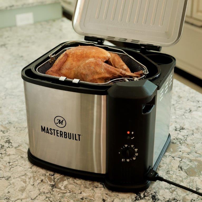 2025 Masterbuilt 10 Liter XL Electric Fryer, Boiler, Steamer in Silver