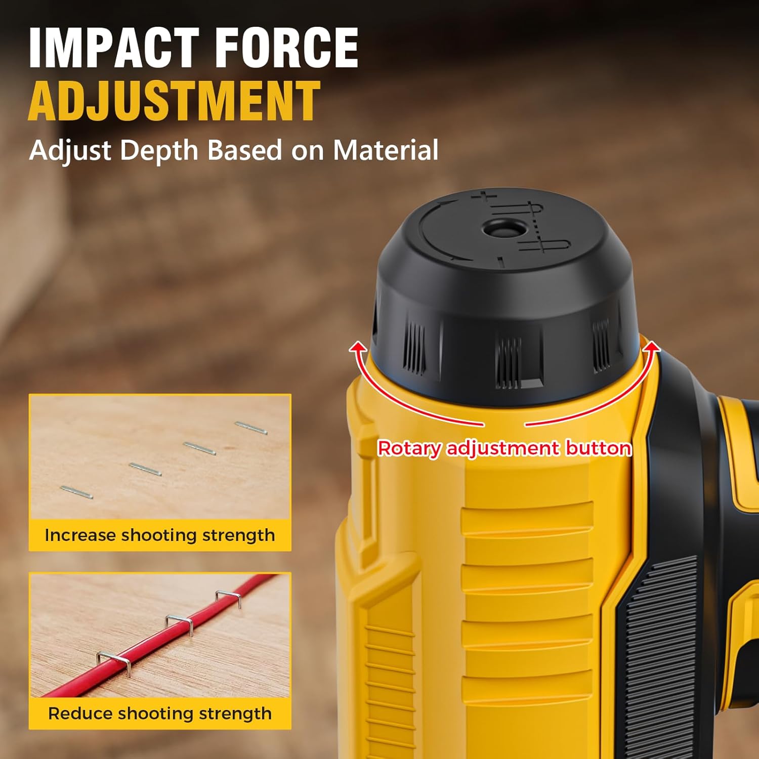 2026 Alloyman 18 Gauge Nail Gun Battery Powered, 2 in 1 Cordless Brad Nailer/Electric Stapler with 2.0Ah Battery and Charger,1000pcs Nails and 500pcs Staples Included for Home Improvement & Woodworking