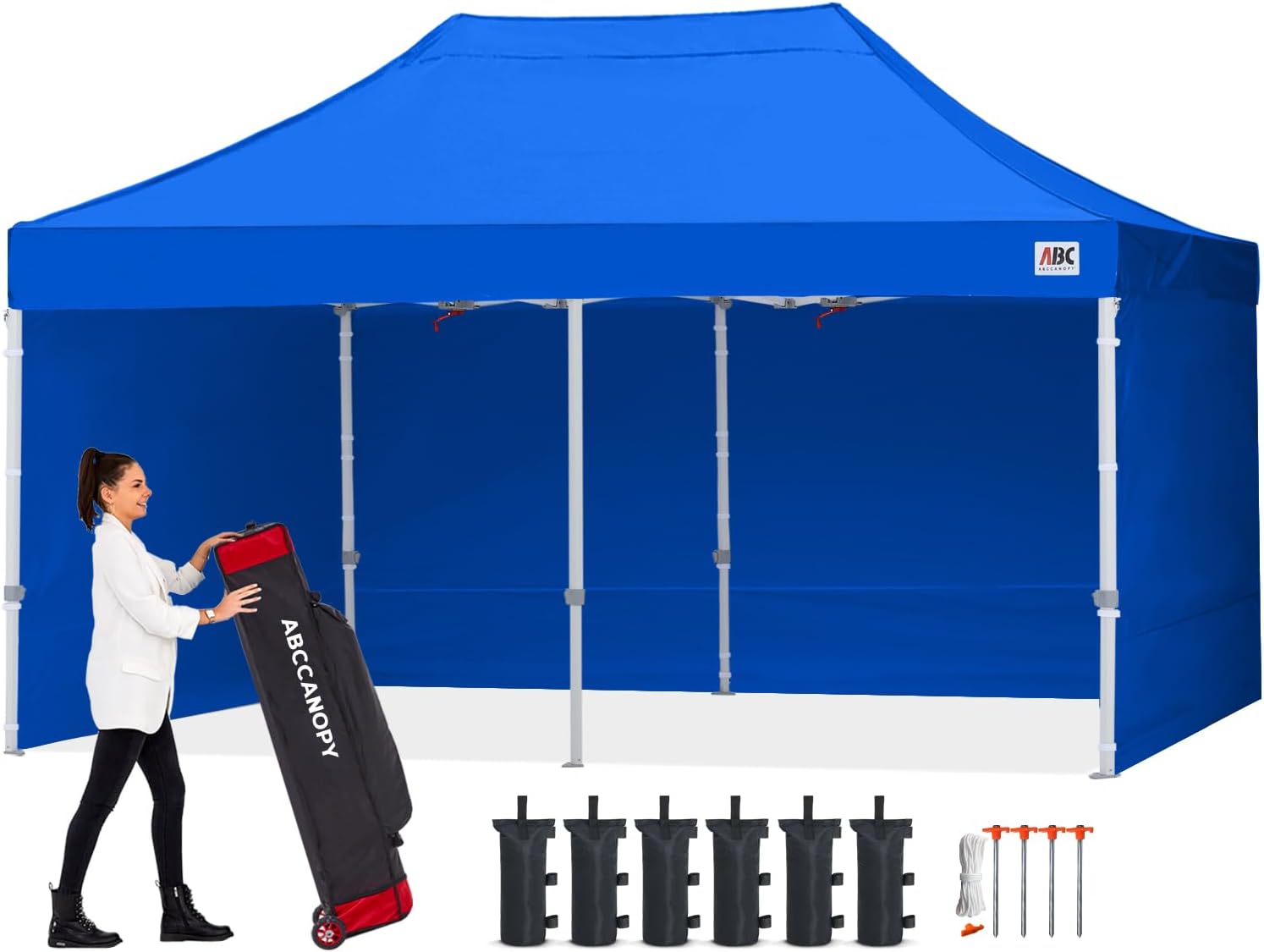 Easy Pop Up Canopy Tent 10×10 with Sidewalls