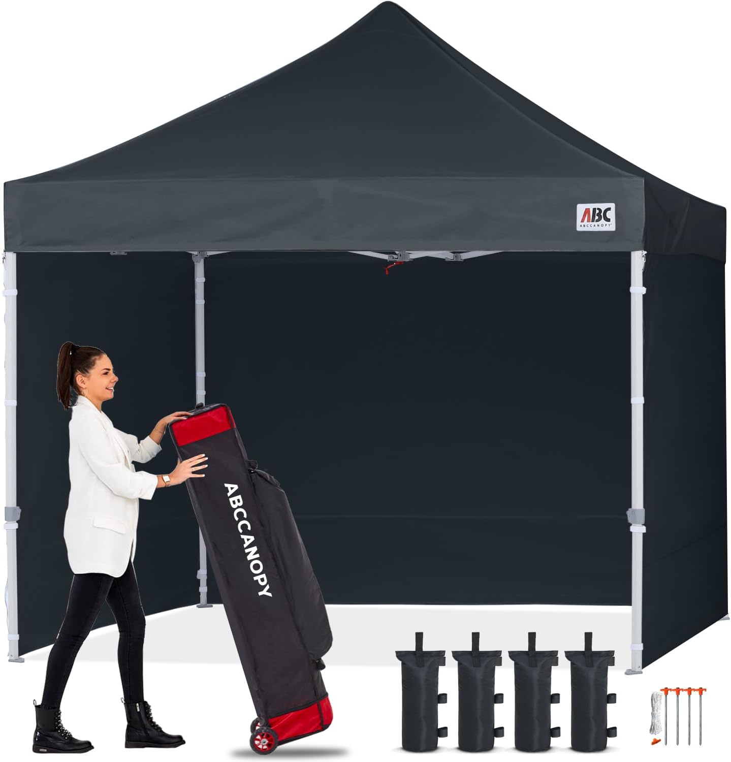 Easy Pop Up Canopy Tent 10×10 with Sidewalls