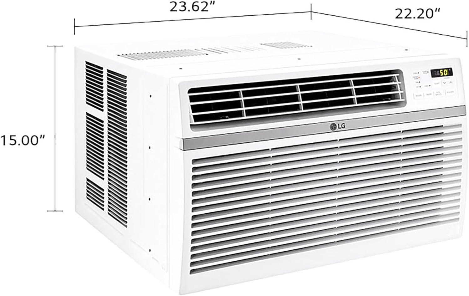 8,000 BTU Window Air Conditioner, Remote & Quiet