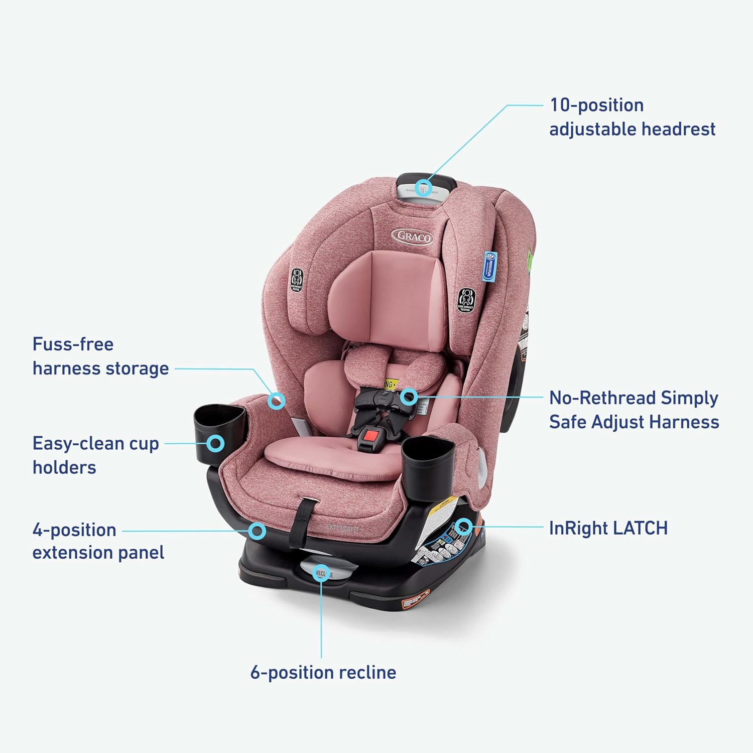 Extend2Fit Convertible Baby Car Seat – Adjustable Legroom