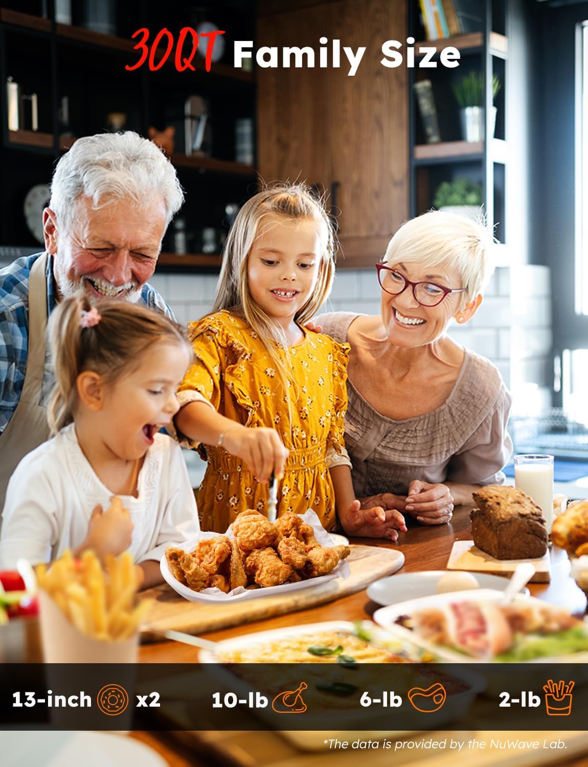 Bravo XL Pro Air Fryer Toaster Oven 30Qt Stainless Steel