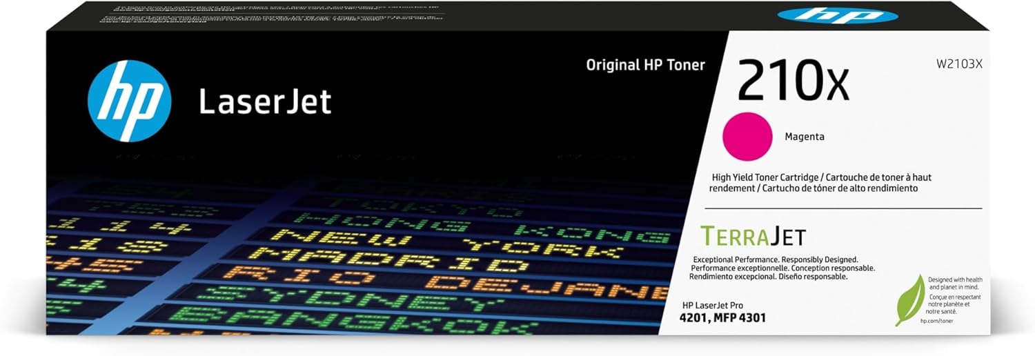 210X Magenta High-Yield Toner Cartridge for Color Laserjet Pro