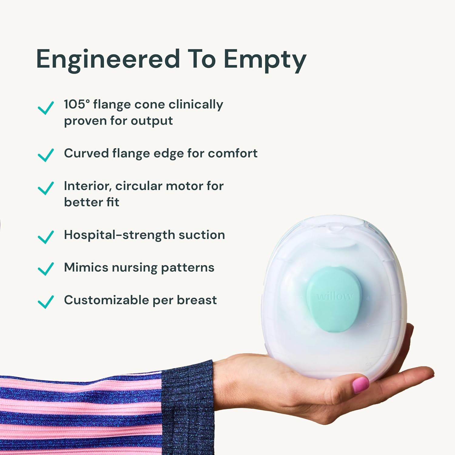 Go Hands-Free Breast Pump – Portable Electric Double Pump