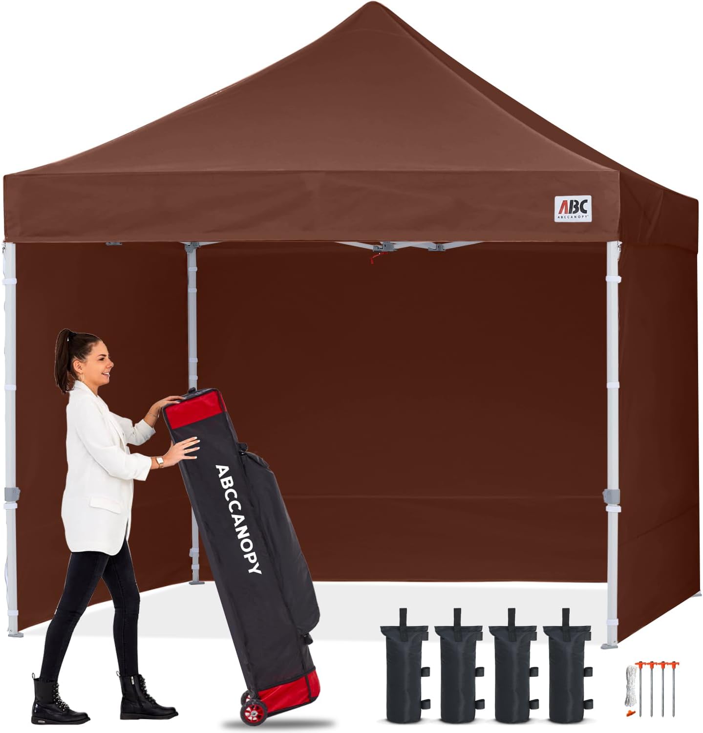 Easy Pop Up Canopy Tent 10×10 with Sidewalls