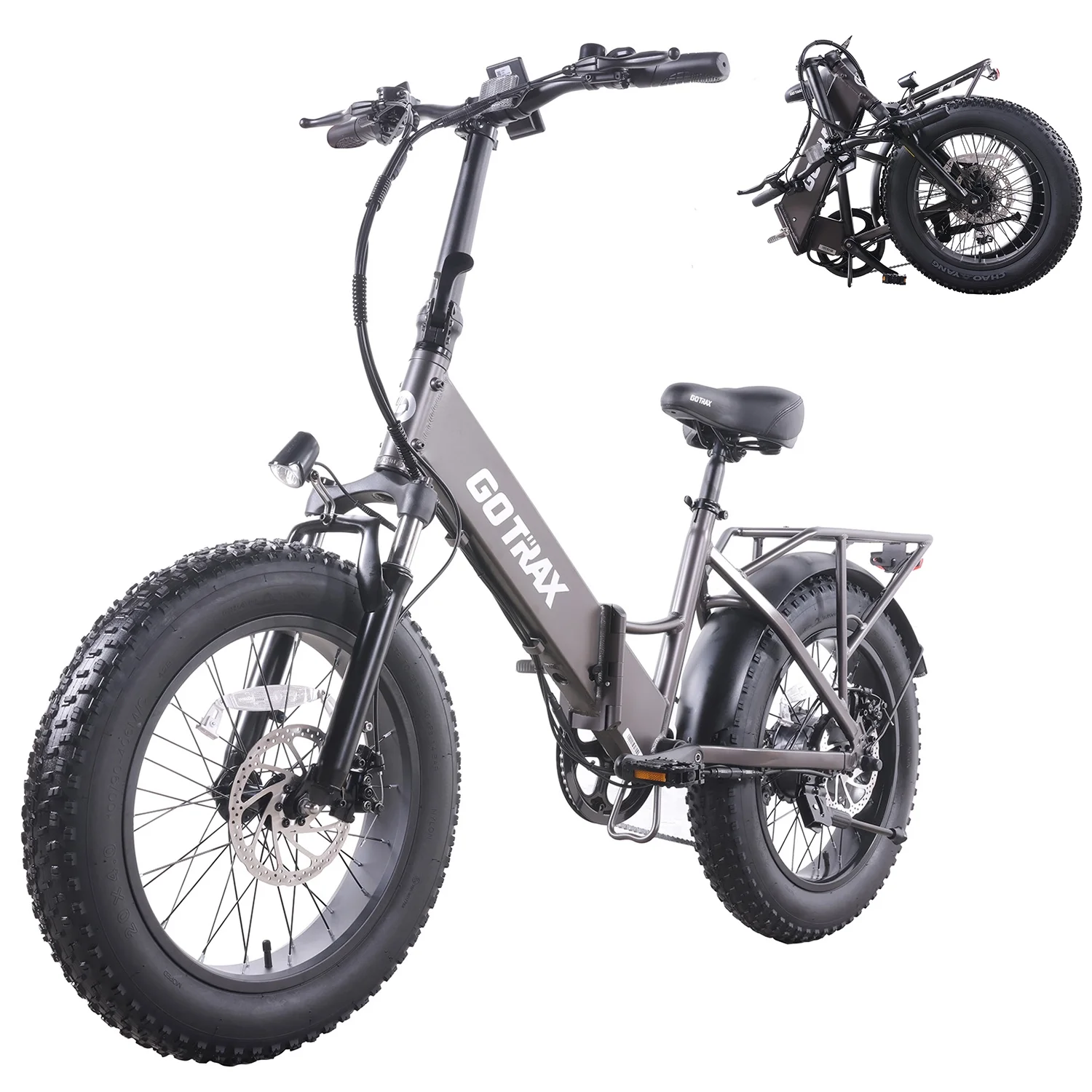 2026 GOTRAX F3 500W Fat Tire Electric Bikes for Adults, 20