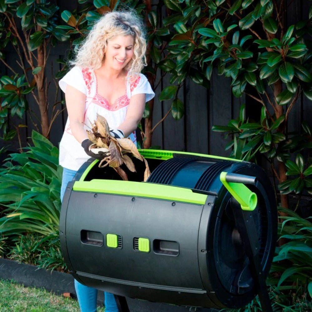 2026 65-Gallon Compost Tumbler And Cart Combo