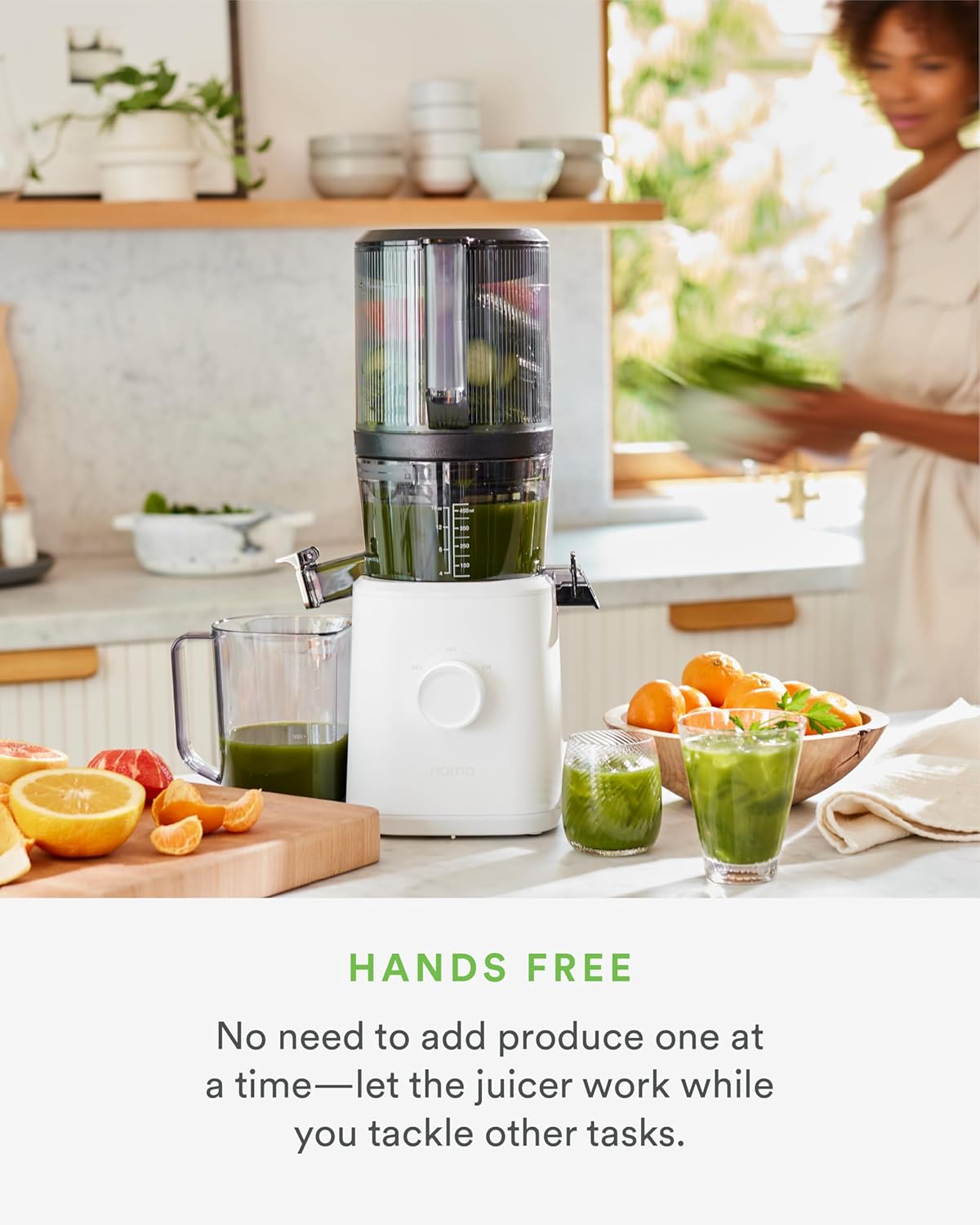 J2 Cold Press Juicer Hands-Free Masticating Juicer