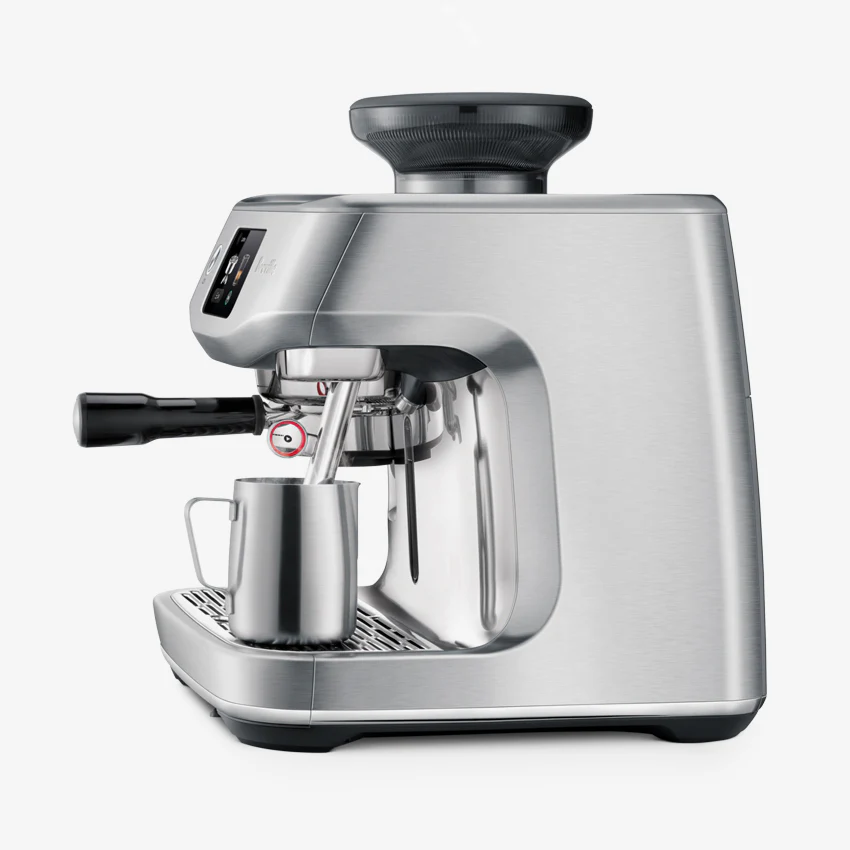 2026 Breville Precision Burr Grinder Espresso Machine with Auto Milk Frother, Touchscreen & ThermoJet Heating