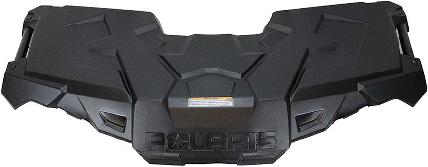 Front Rack with Plugs Assembly, Gloss Black, Genuine OEM Part 2636440-070, Qty 1