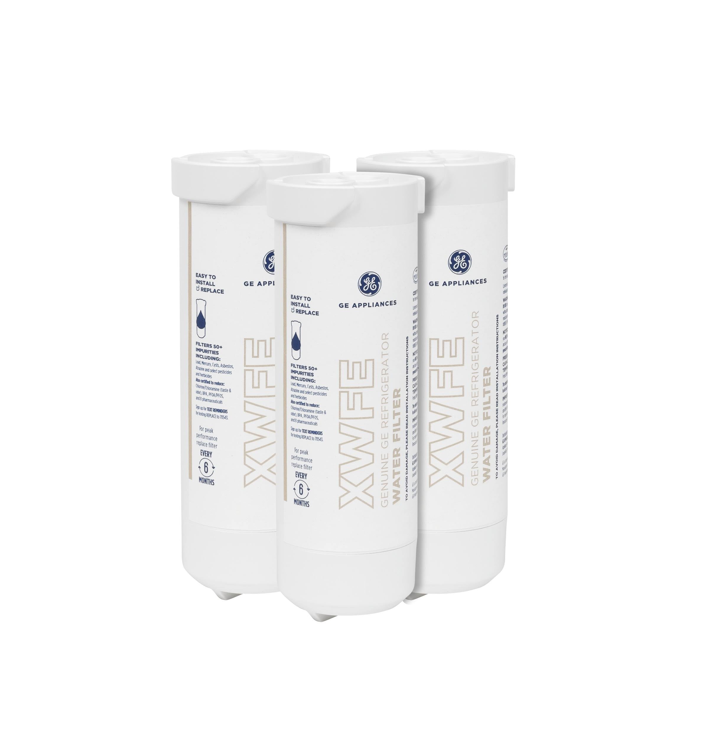 2026 GE XWFE3PK XWFE Refrigerator Water Filter 3-Pack
