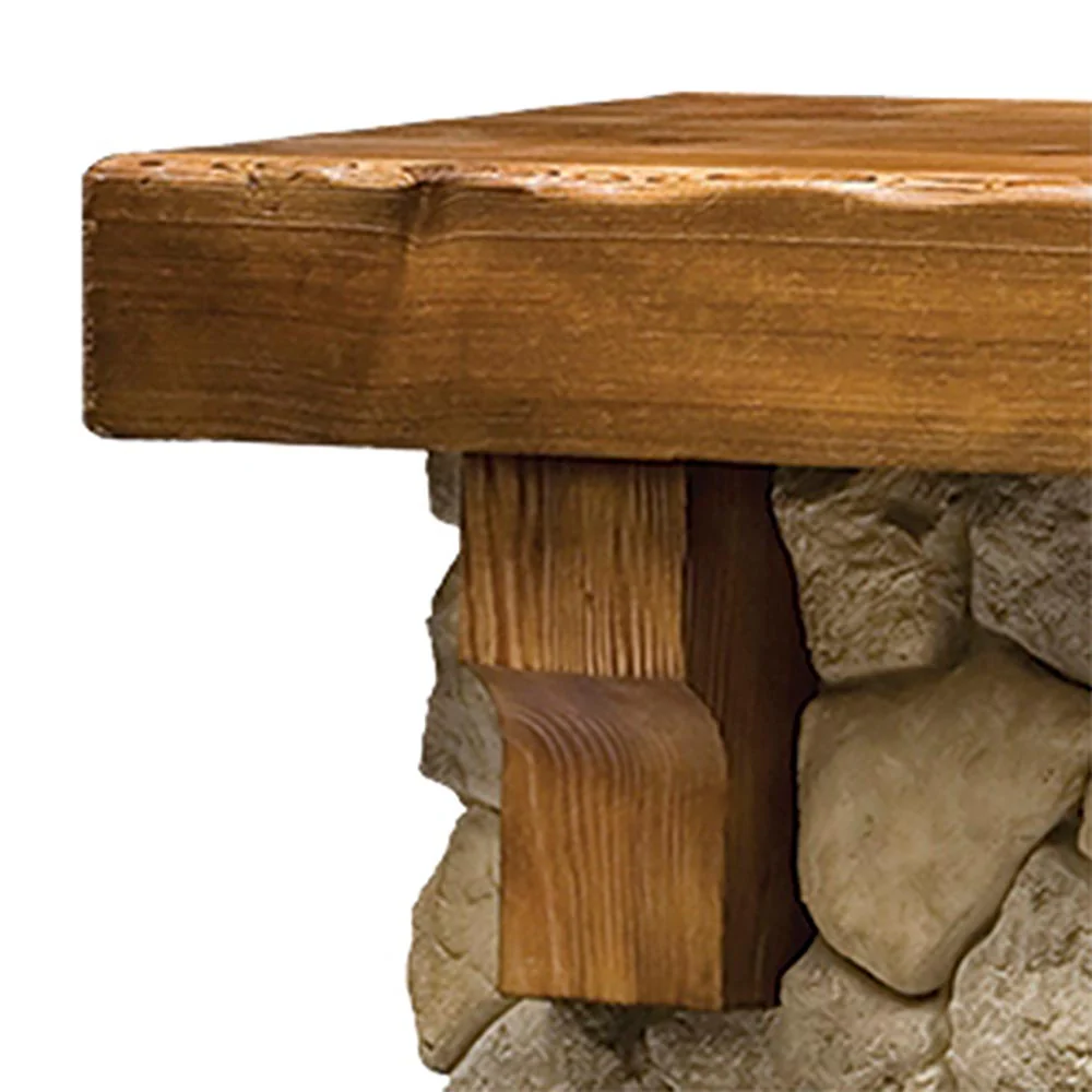 2026 Fieldstone Rustic Electric Fireplace Mantel Package GDS28L8-904ST