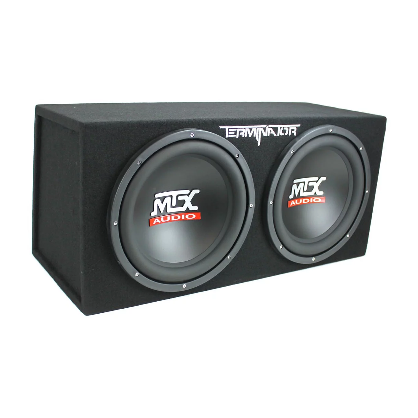 2026 MTX TNE212D 12-Inch 1200-Watt Car Audio Dual Loaded Subwoofer Enclosure (4 Pack)