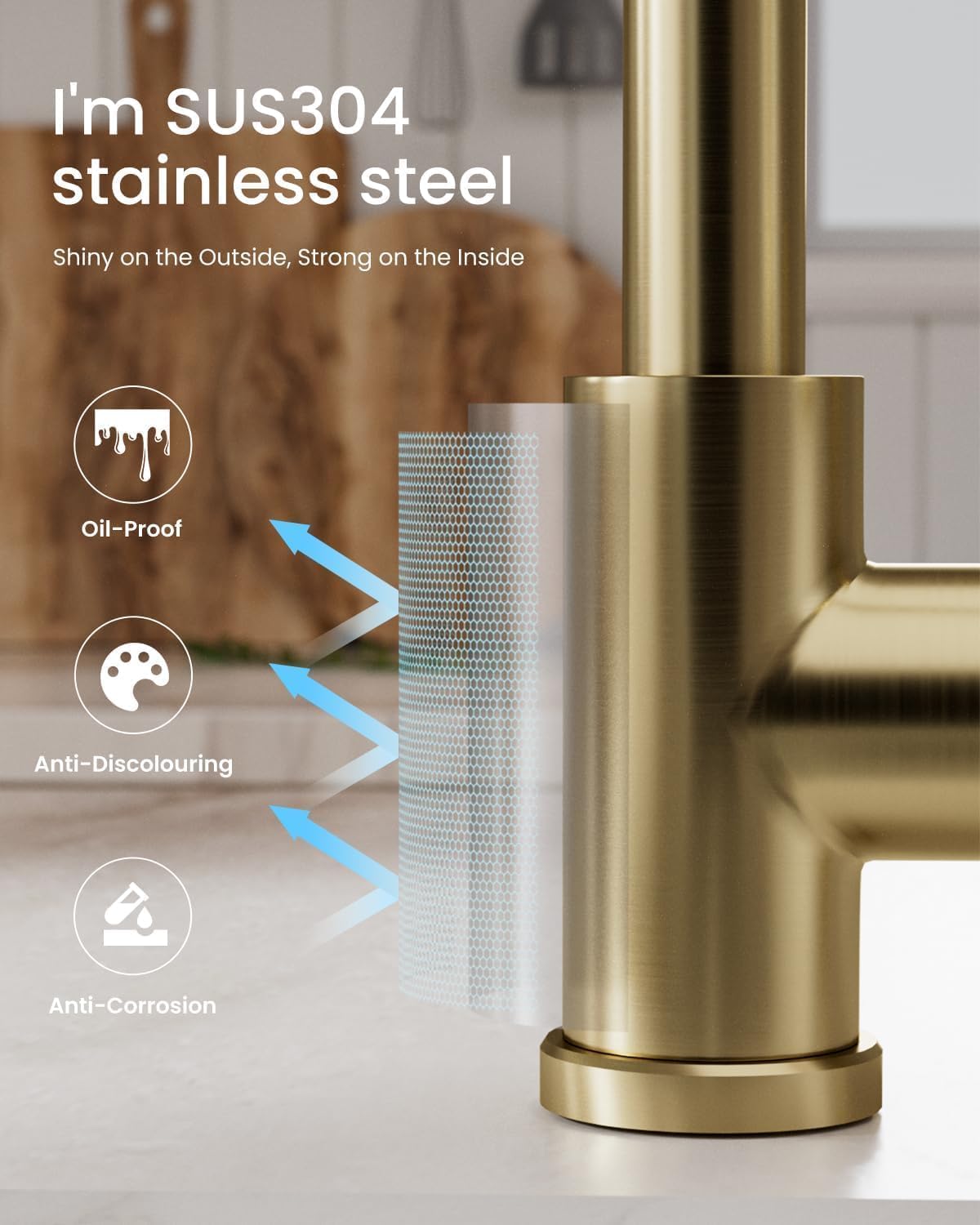 Black Touchless Kitchen Faucet with Soap Dispenser, Motion Sensor Activated Hands-Free Automatic Faucet for Sink with Pull Down Sprayer, Single Handle Smart Faucets for Kitchen Sink
