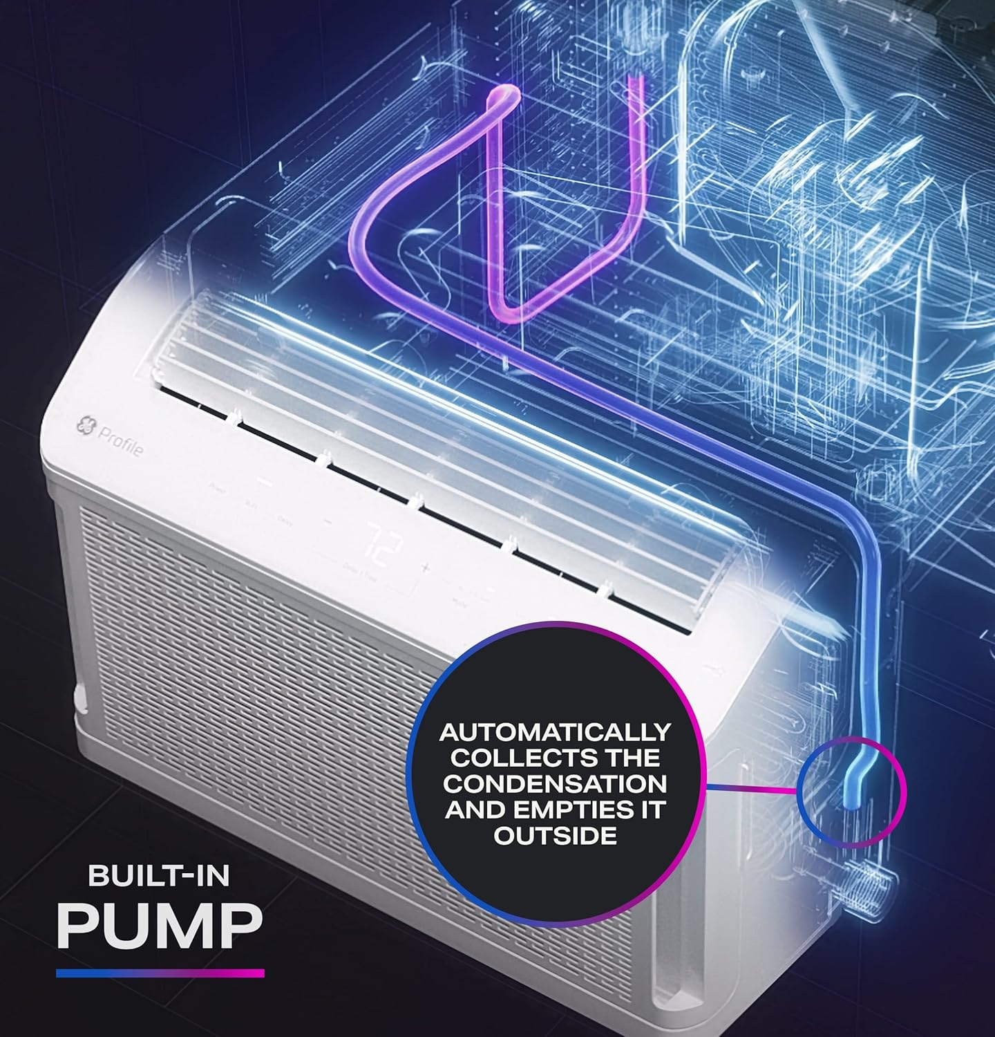 Ahtt08Bc Clearview Wifi Air Conditioner 8,300 BTU