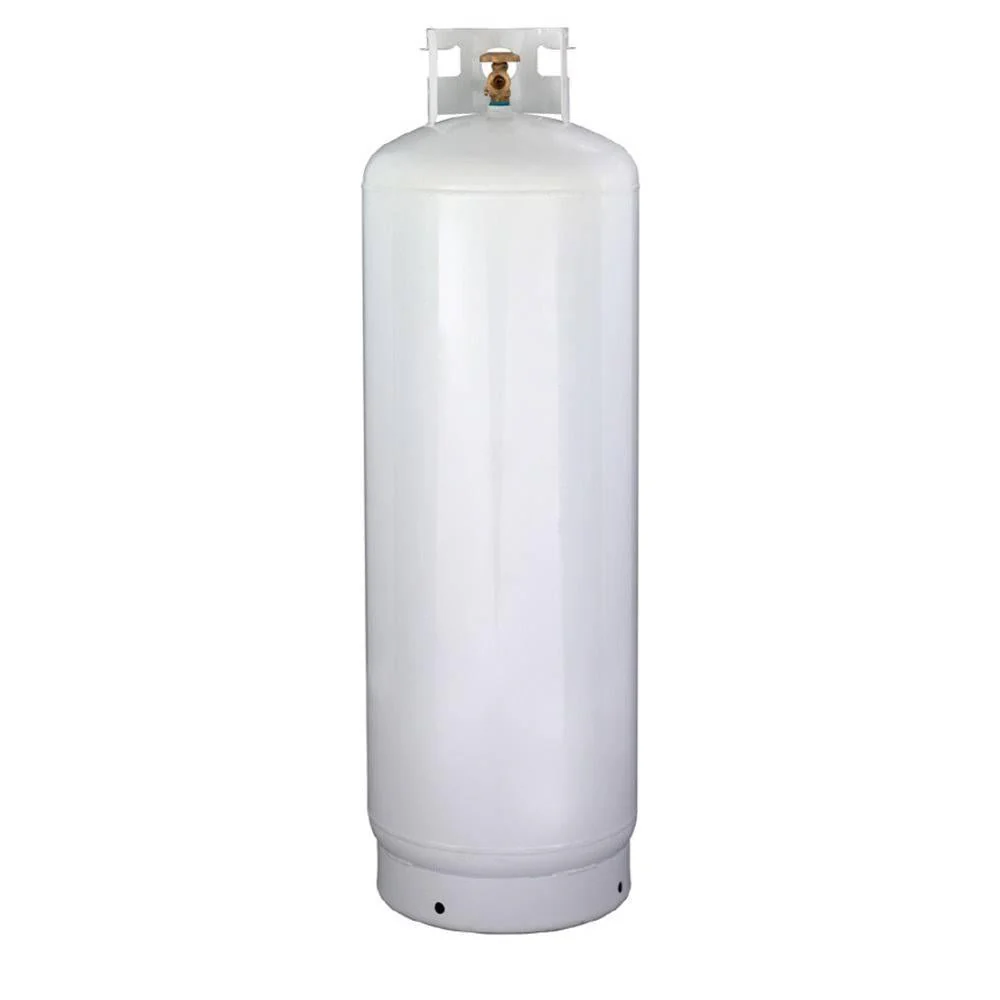 Flame King 100LB (23 Gal) Multi-Valve Propane Tank with High Capacity Filler, Great for Mixed Heating Systems, Home fireplaces, Dryers and Grills