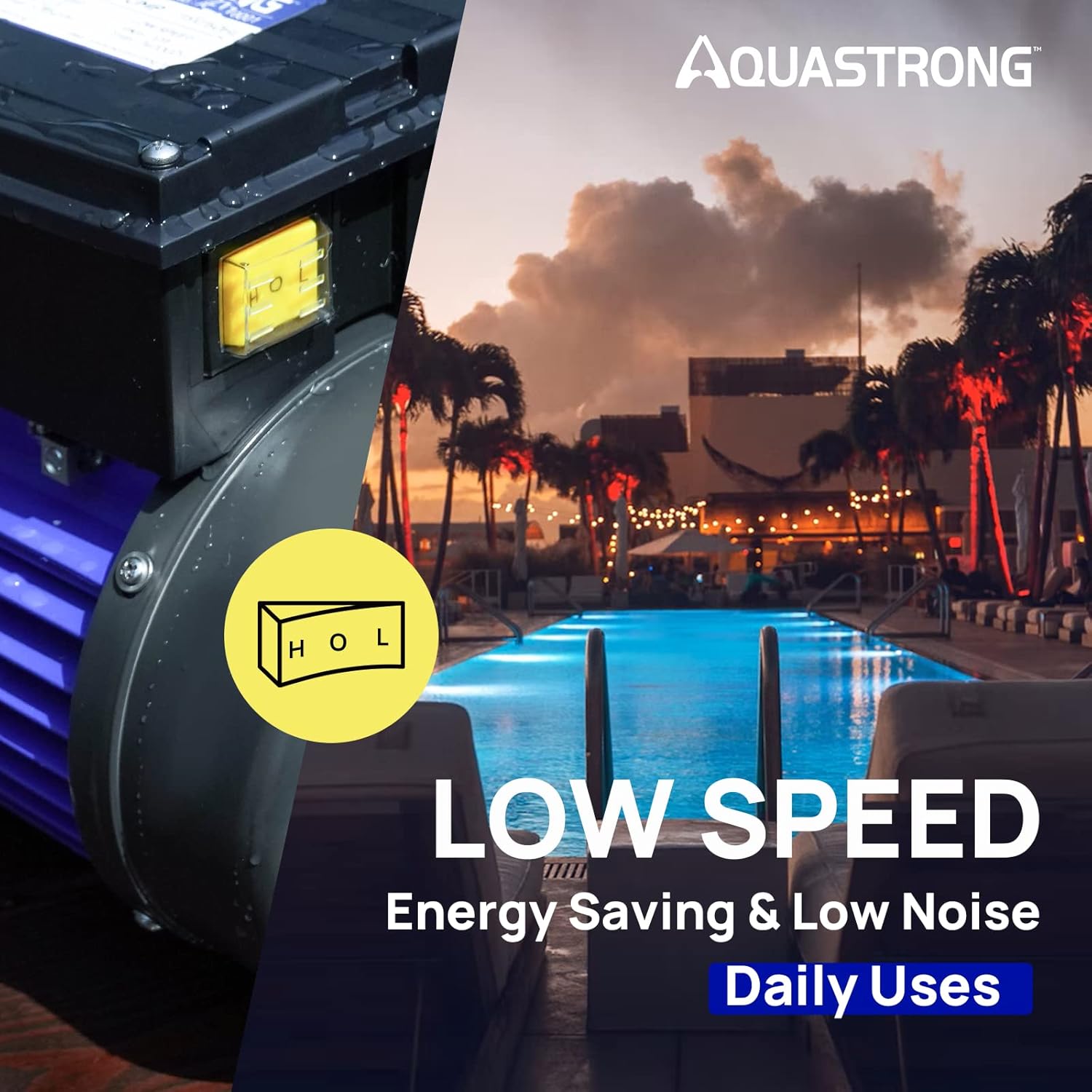 In/Above Ground Pool Pump, 2HP Single Speed, 8917 GPH