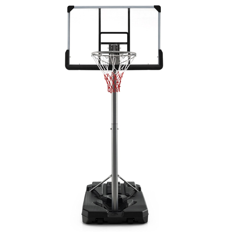 2026 Portable Outdoor Basketball Hoop 64’’-79’’ Adjustable Poolside Basketball Goal System with 44