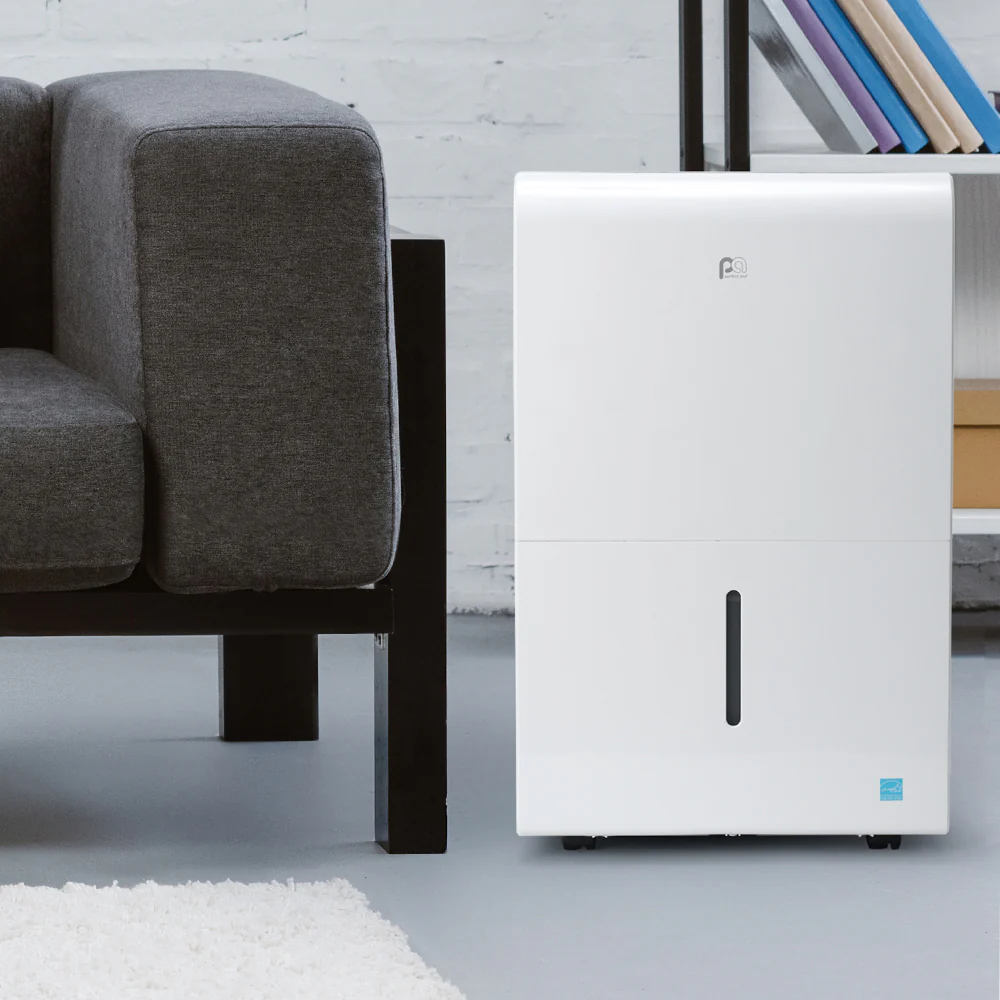 2026 50-Pint ENERGY STAR Dehumidifier With Continuous Drainage, Ultra-Quiet Operation - Ideal for Large Rooms & Basements