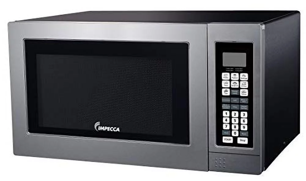 2026 Impecca CM-1295ST 22 Countertop Microwave with 1.2 cu. ft. Capacity Convection Grill and 1000 Watts Cooking Power in Stainless Steel