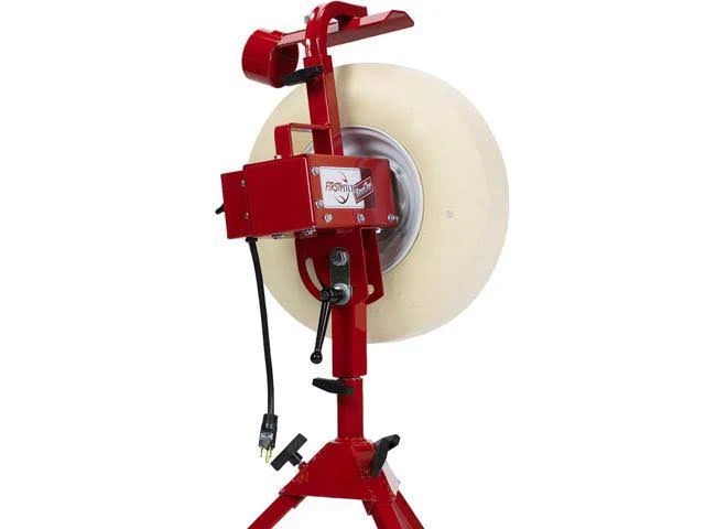 First Pitch Baseline Real Softball and Baseball Pitching Machine Up to 70MPH
