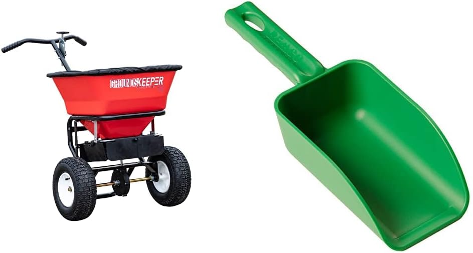 2026 Multi-Purpose Walk Behind Push Spreader 3039632R Grounds Keeper, 100 Pound Capacity, Multi Use Tool for Grass Seed, Salt, De-Icer, Fertilizer and Seeds