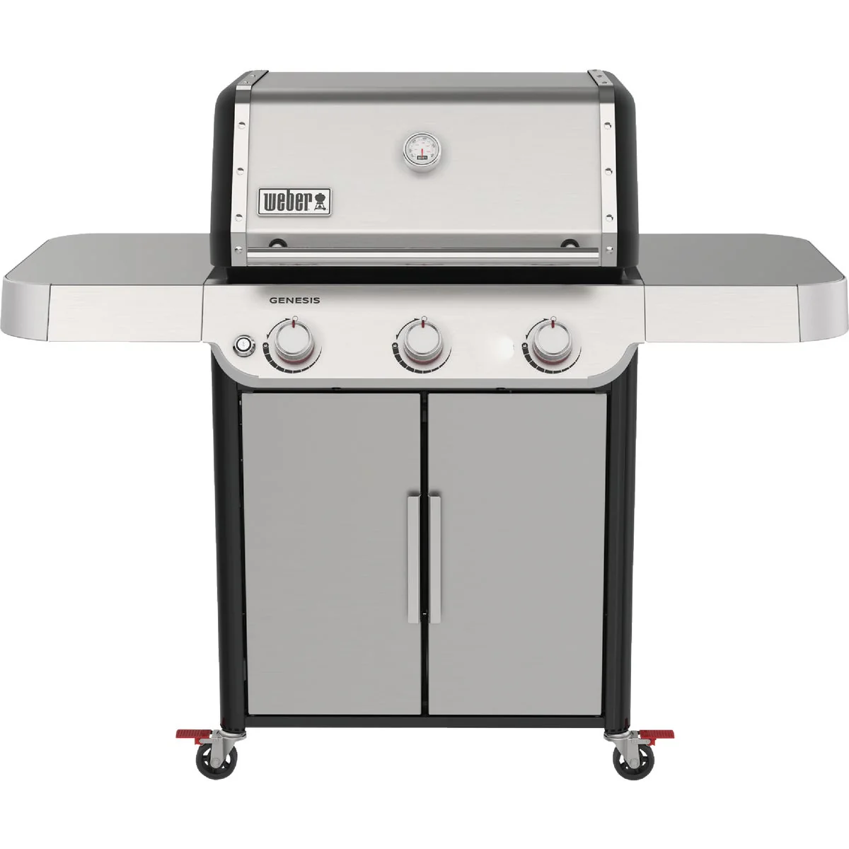 2026 Weber Genesis S-315 Stainless Steel Liquid Propane Grill – 3 Burners with PureBlu Burner System, 7mm Stainless Steel Grates, Flavorizer Bars & 641 Sq. In. Total Cooking Area