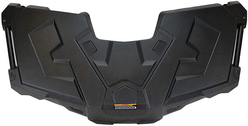 Front Rack with Plugs Assembly, Gloss Black, Genuine OEM Part 2636440-070, Qty 1