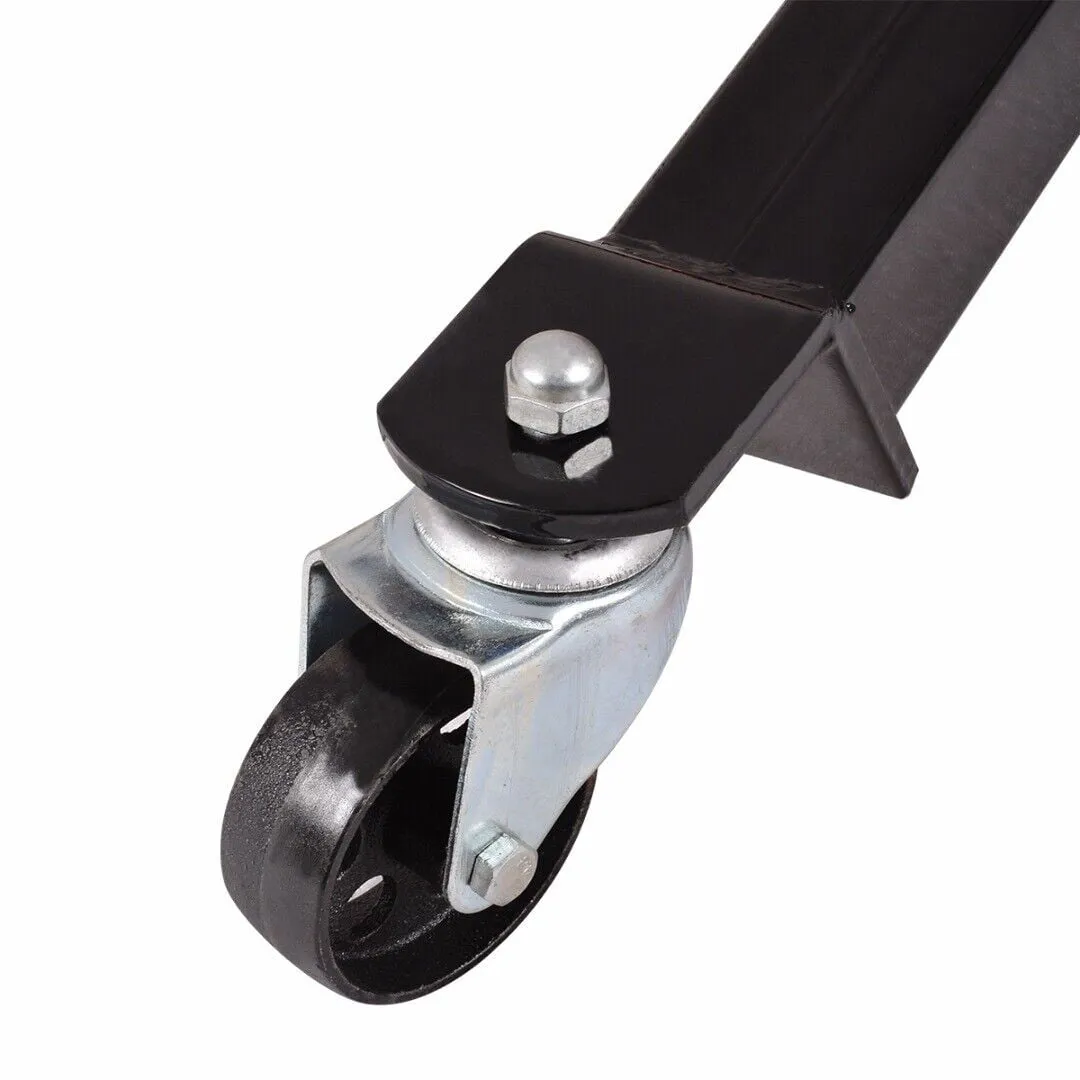 2026 Hydraulic Car Transmission Jack Vertical Lift,1660 Pounds,360掳Rotating Wheel Lift,Red