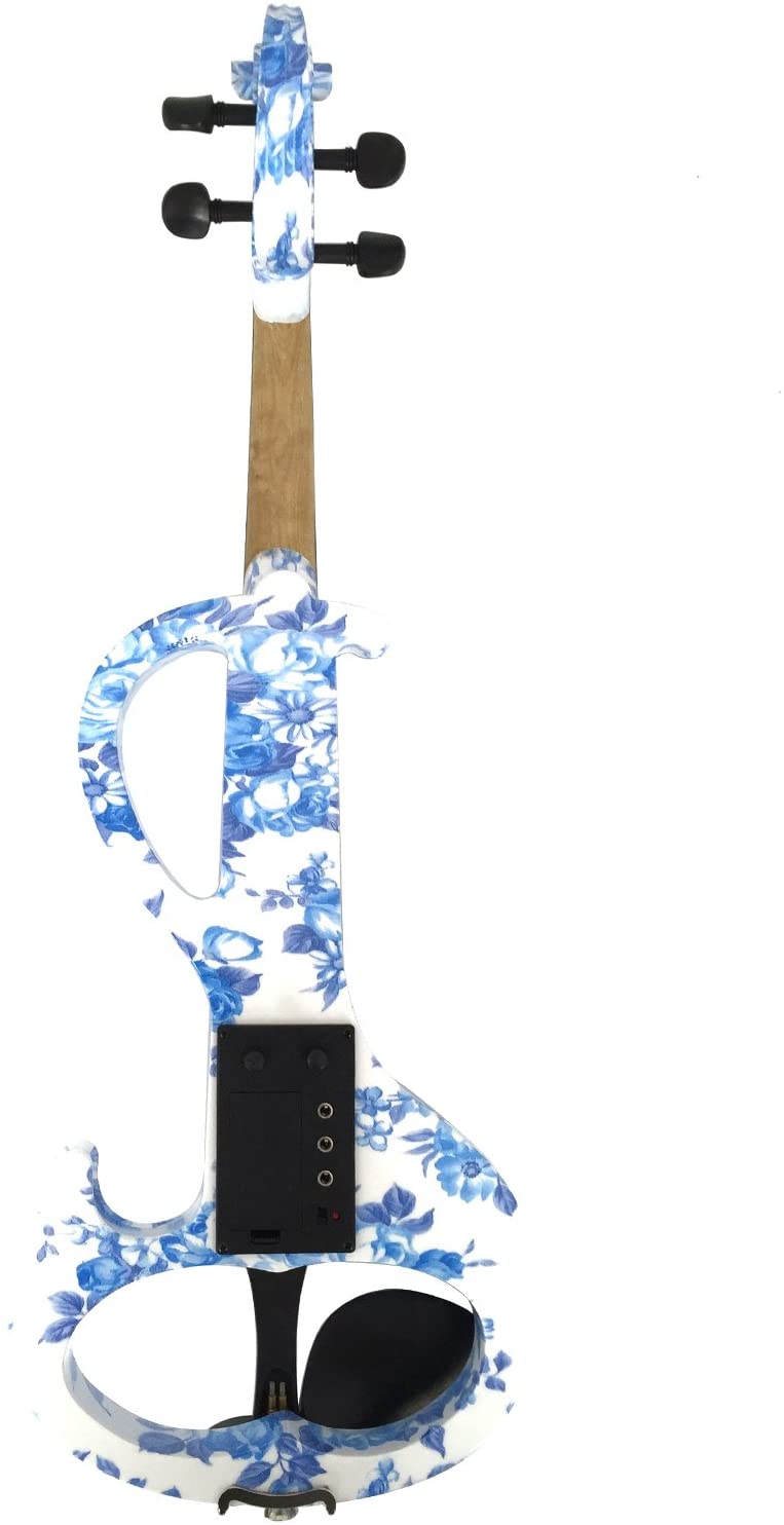 2026 100% Handmade Premium Electric Violin Full Size 4 4 Professional Silent Violin For Student Solid Wood(DSZA)